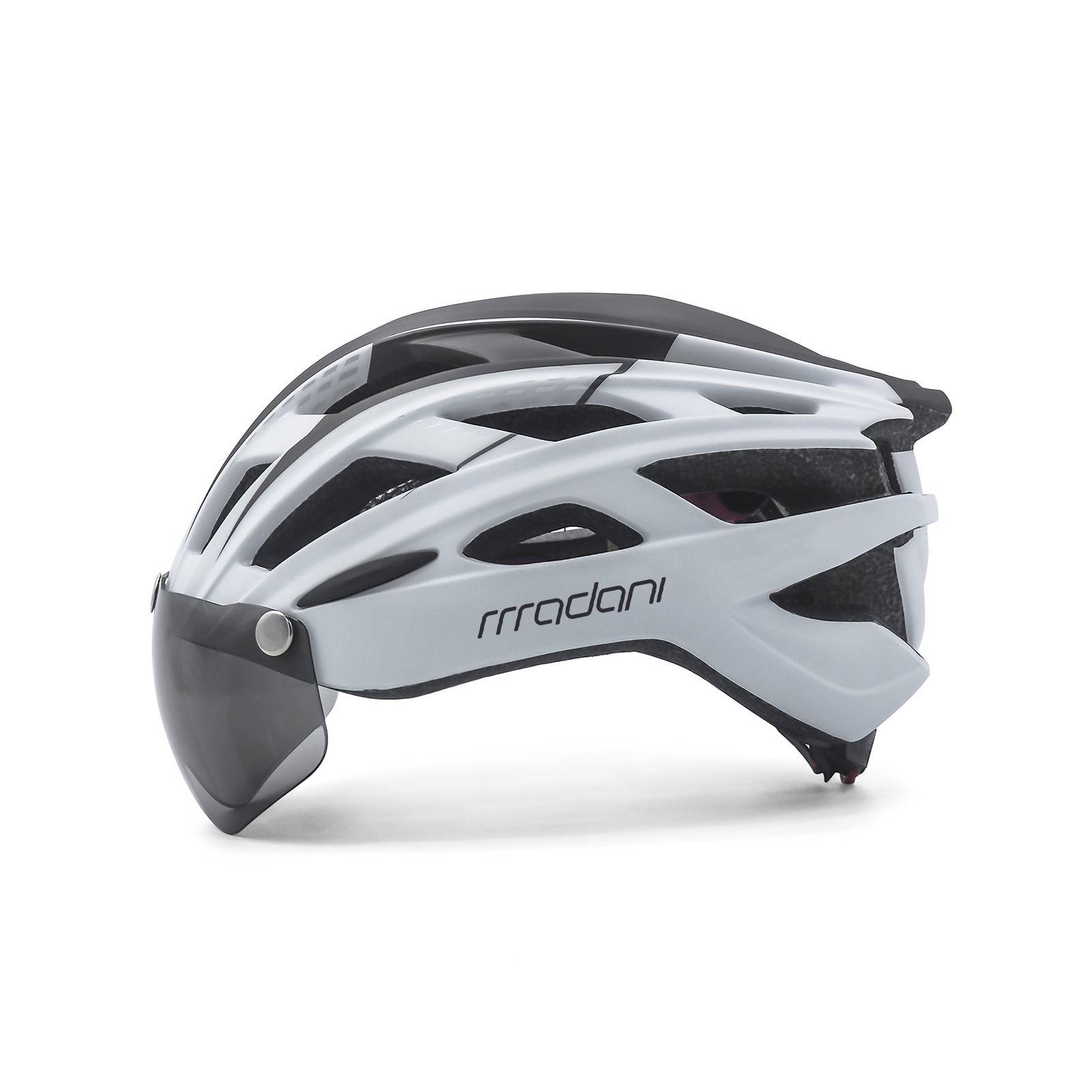 Kask rowerowy z szybą fotochromową madani HT19