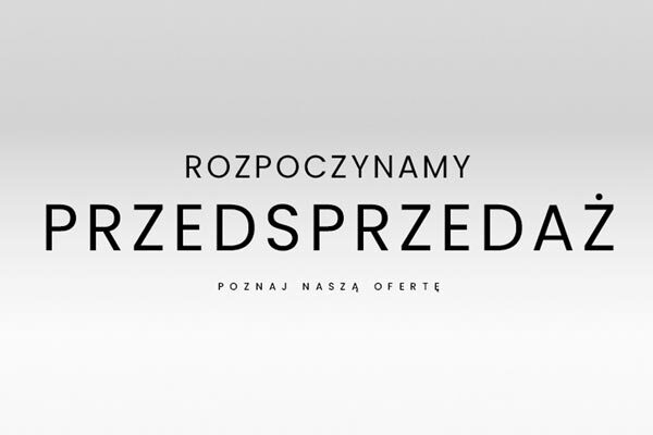 Ruszamy z przedsprzedażą